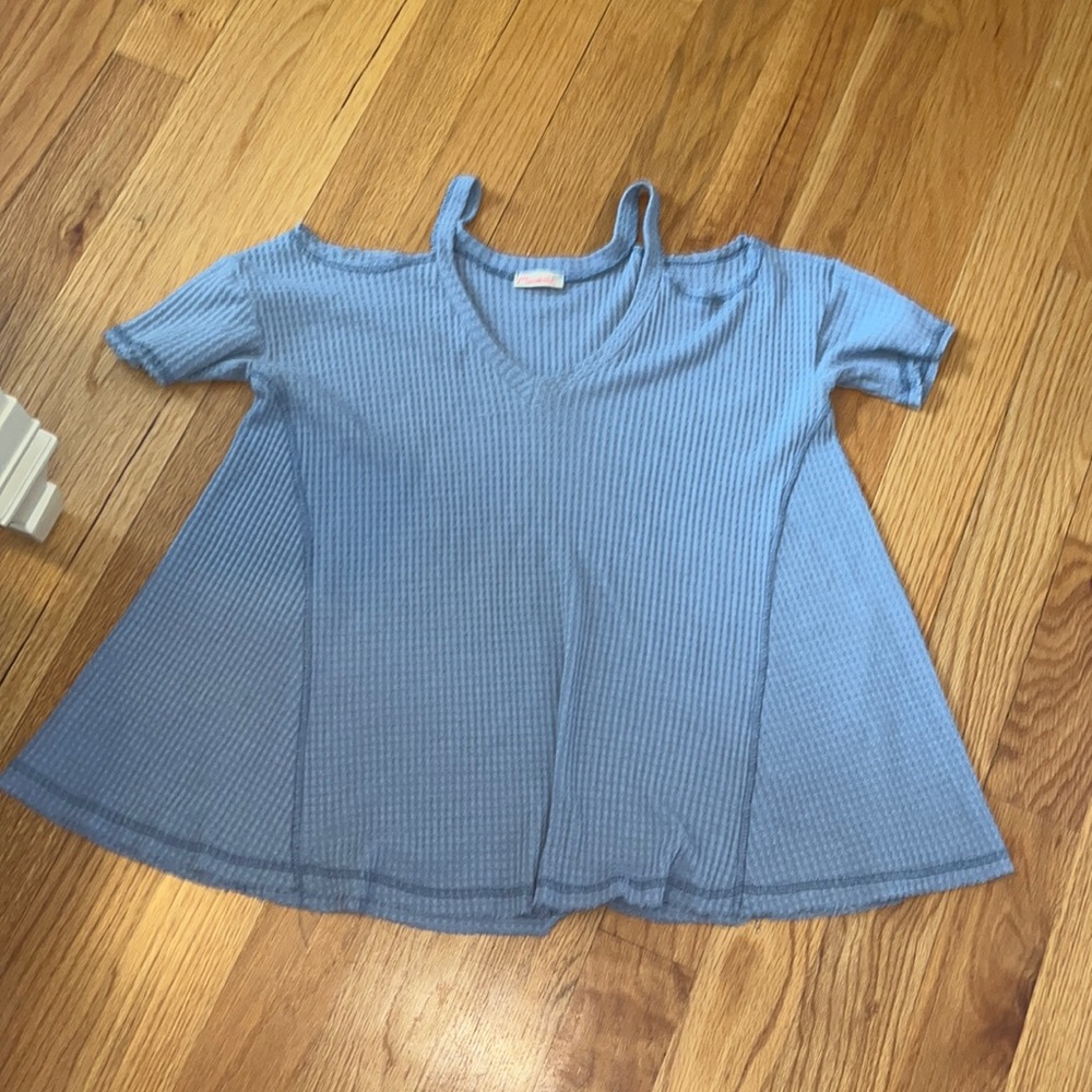 Waffle Knit Blouse